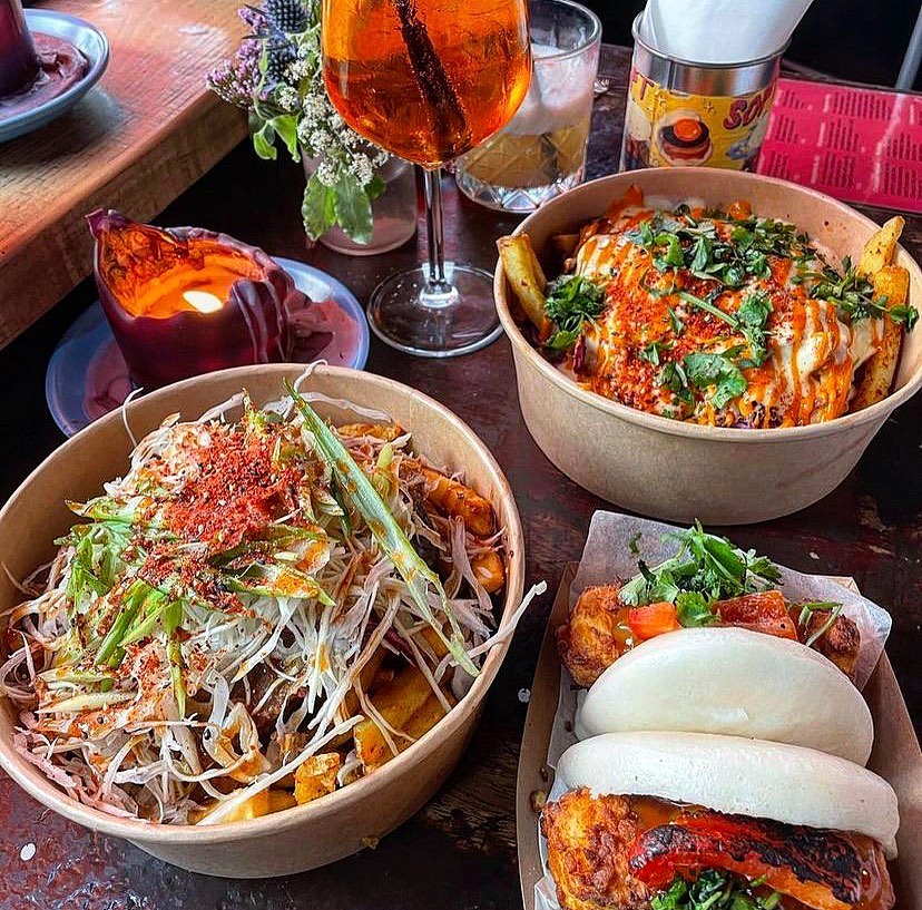 Food at the Barrowboy.