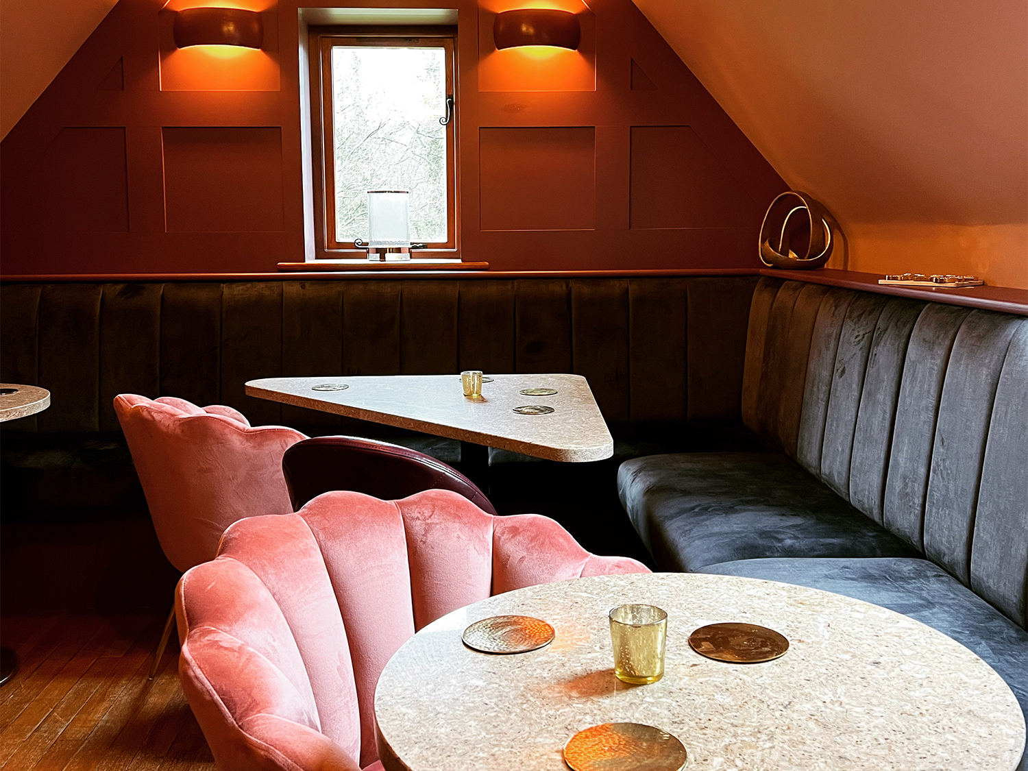 The interior of the bar & bistro Assembly.