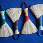 A selection of hand-made brushes.