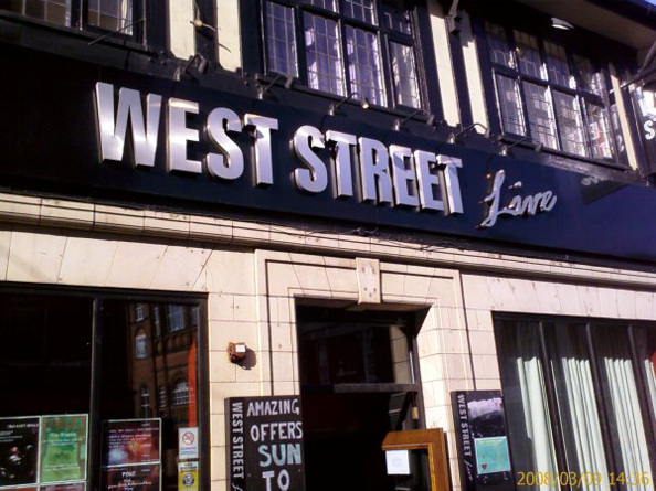 The entrance to West Street live.