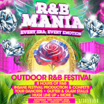 Colourful poster for the event, listing all the details, an an image of a rose.