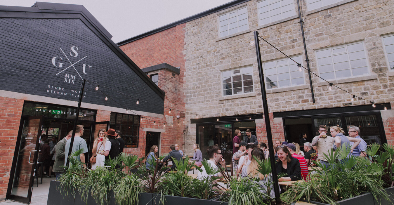 The exterior of Saw Grinders Union.