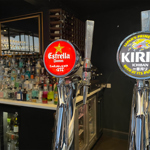 The bar at Trippets Lounge Bar.