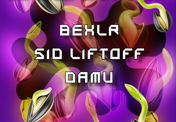 Poster for the event with an abstract design.