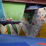 Climbing walls at The Climbing Works.