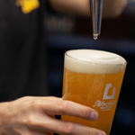 A pint of beer being poured at Neepsend Social Club & Canteen