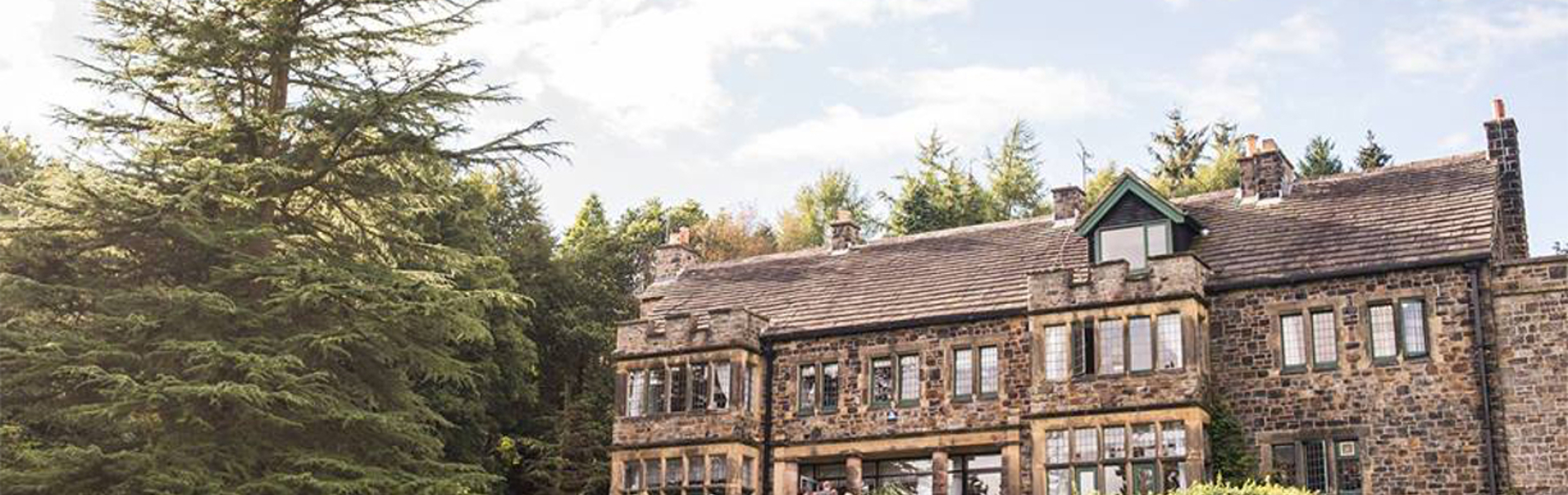 A view of Whirlowbrook Hall from the grounds.