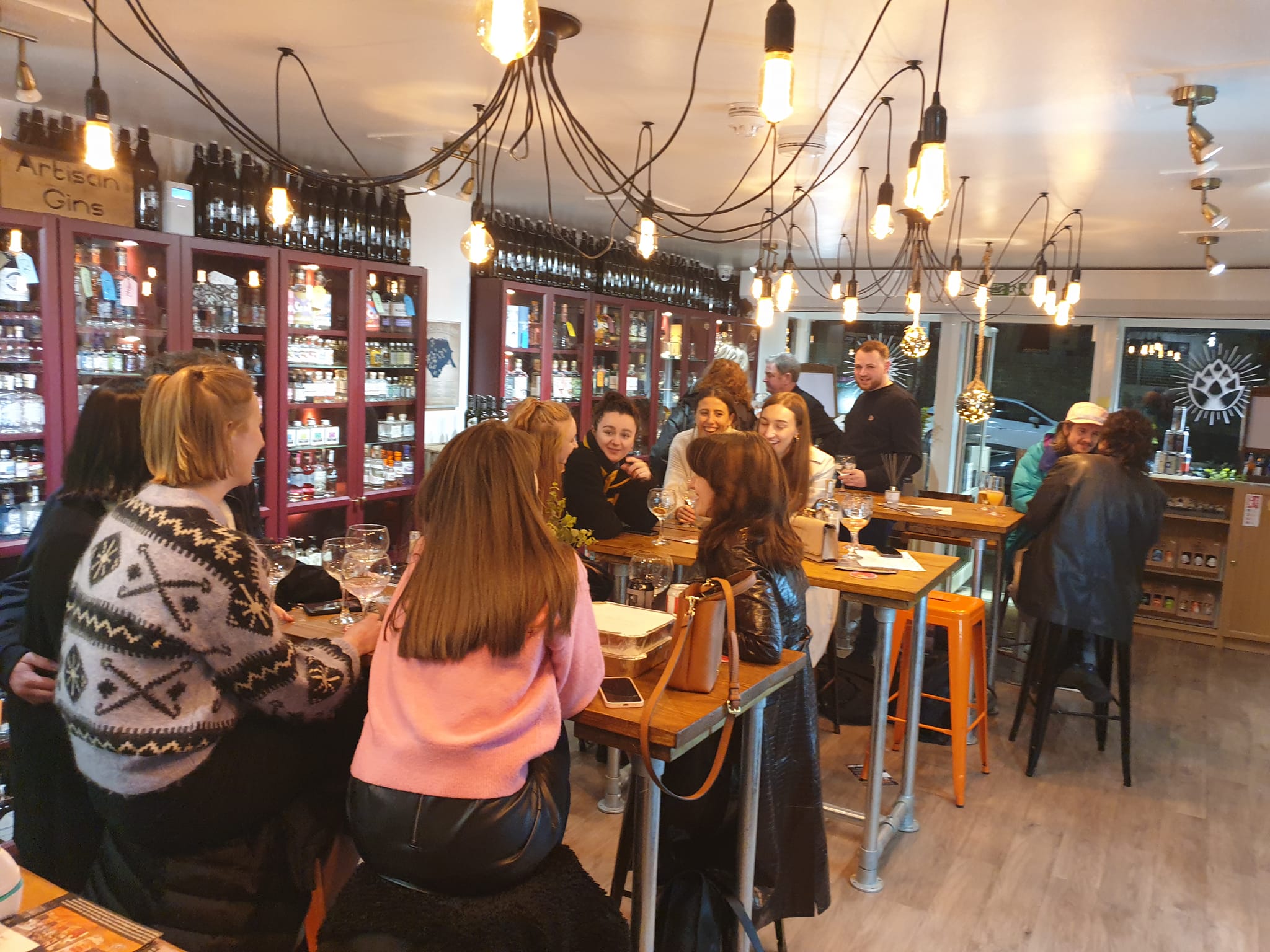 The interior of the Craft & Berry.