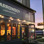 The sign outside the Barrowboy.