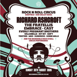 Poster for the event done in a circus style.