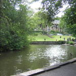 The pond at Endcliffe Park.