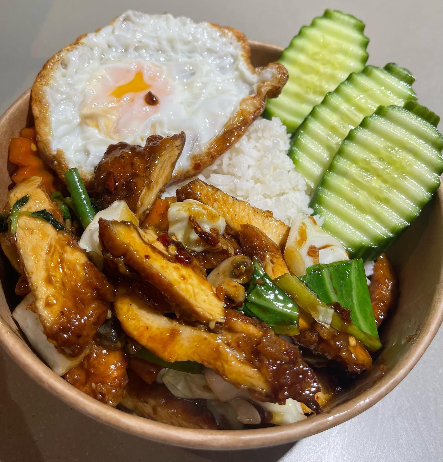 A bowl of food at Sheffield Plate.