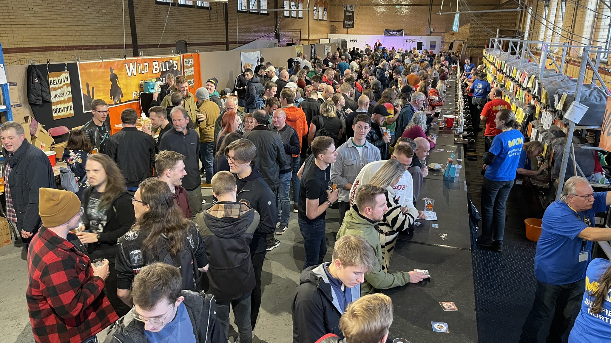 Crowds of people at the Steel City Beer And Cider Festival.