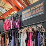 A vintage clothes stall in the Red Brick Market.