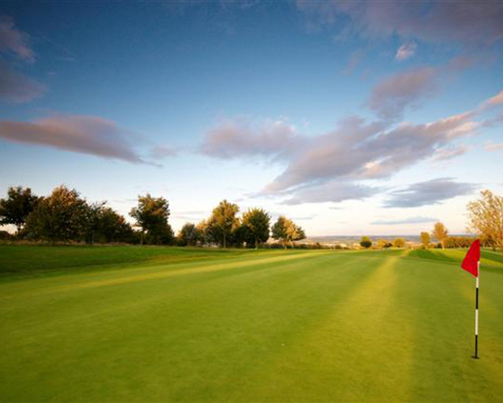 One of the green at the Birley Wood Golf Course.