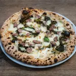 A Neapolitan pizza at Napoli Centro.
