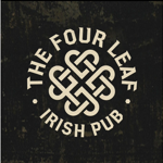 The Four Leaf Irish Bar & Kitchen logo - the words: 'The Four Leaf - Irish Pub' run in a circle around a Celtic knot.