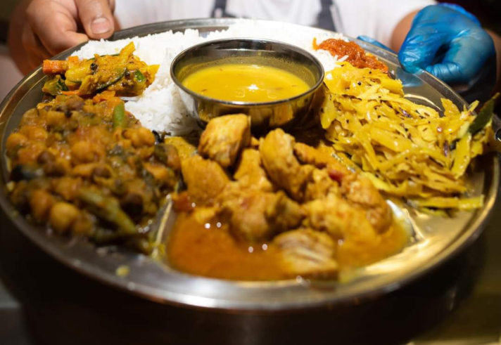 Food at Hungry Buddha.