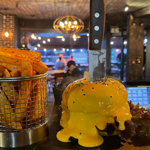 Dirty Burger and Fries at Lounge 418.