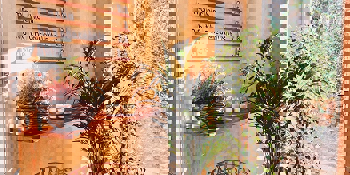 Inside Aesthete Coffee + Kitchen.