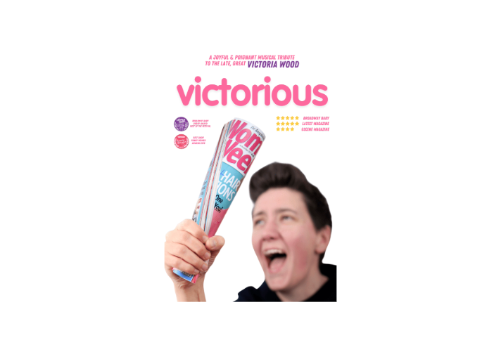 Poster for the show Victorious at The Lantern Theatre. 
