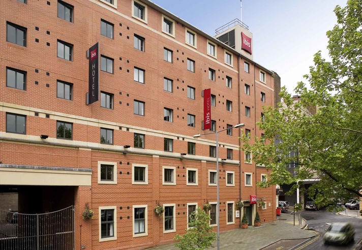 The exterior of Ibis hotel in Sheffield city centre.