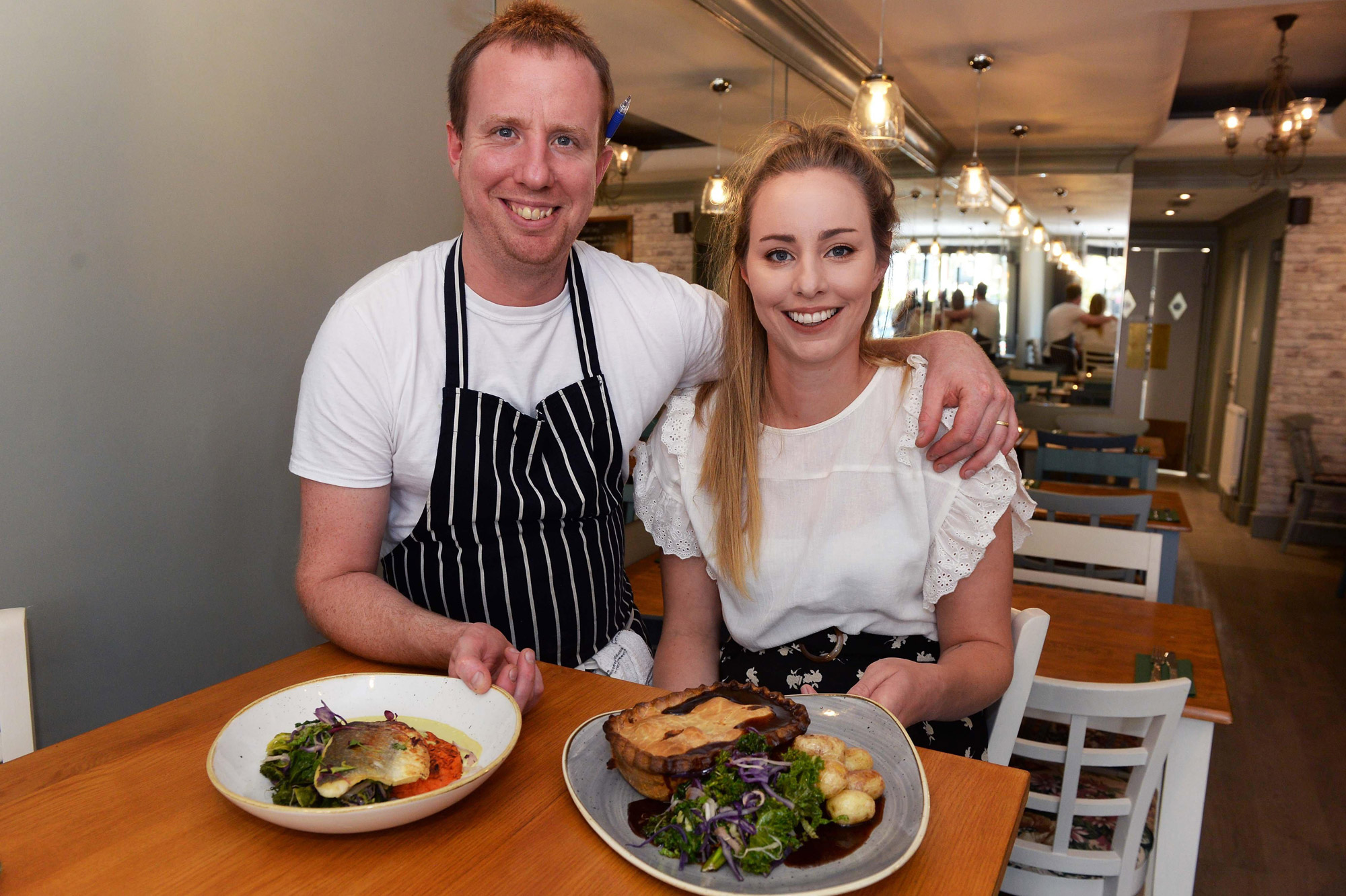 The owners of Turnip & Thyme, Robert and Louise.