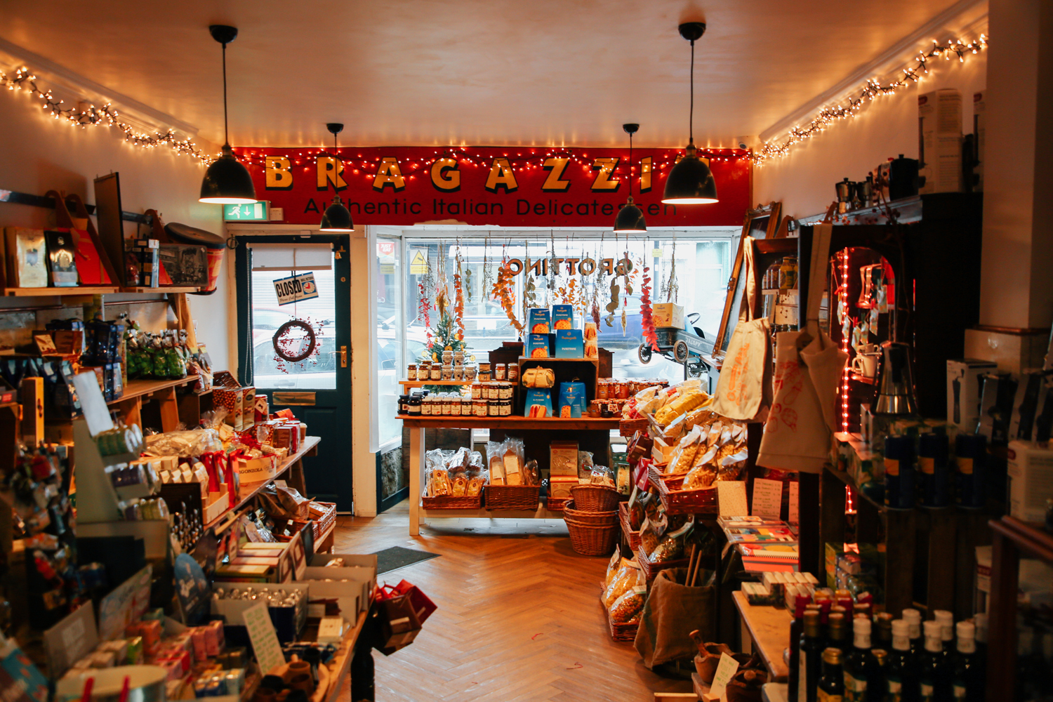 The interior of Bragazzi's.