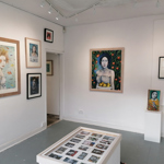 An art exhibition of paintings at the Cupola Gallery.