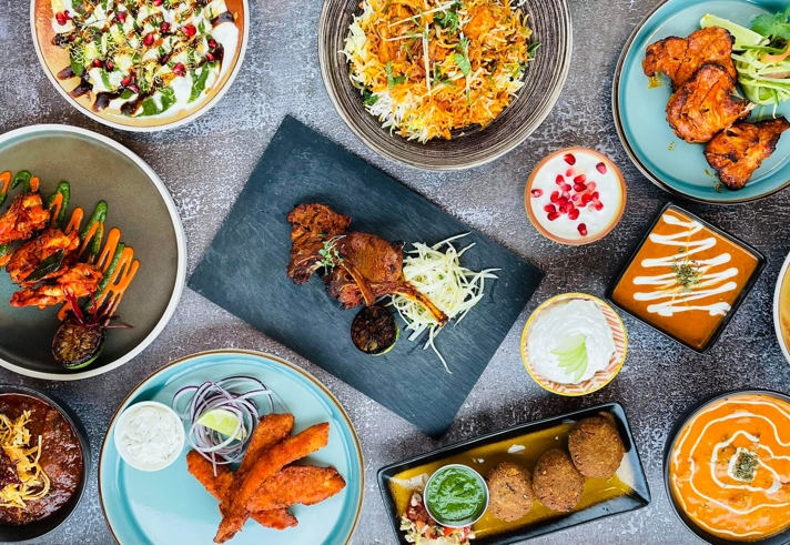 Plates of food at Urban Choola.