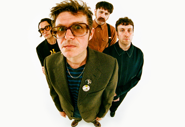 Studio portrait od the band Yard Act.