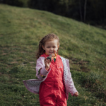 A child having fun in the outdoors.