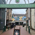 The entrance to Orchard Square.