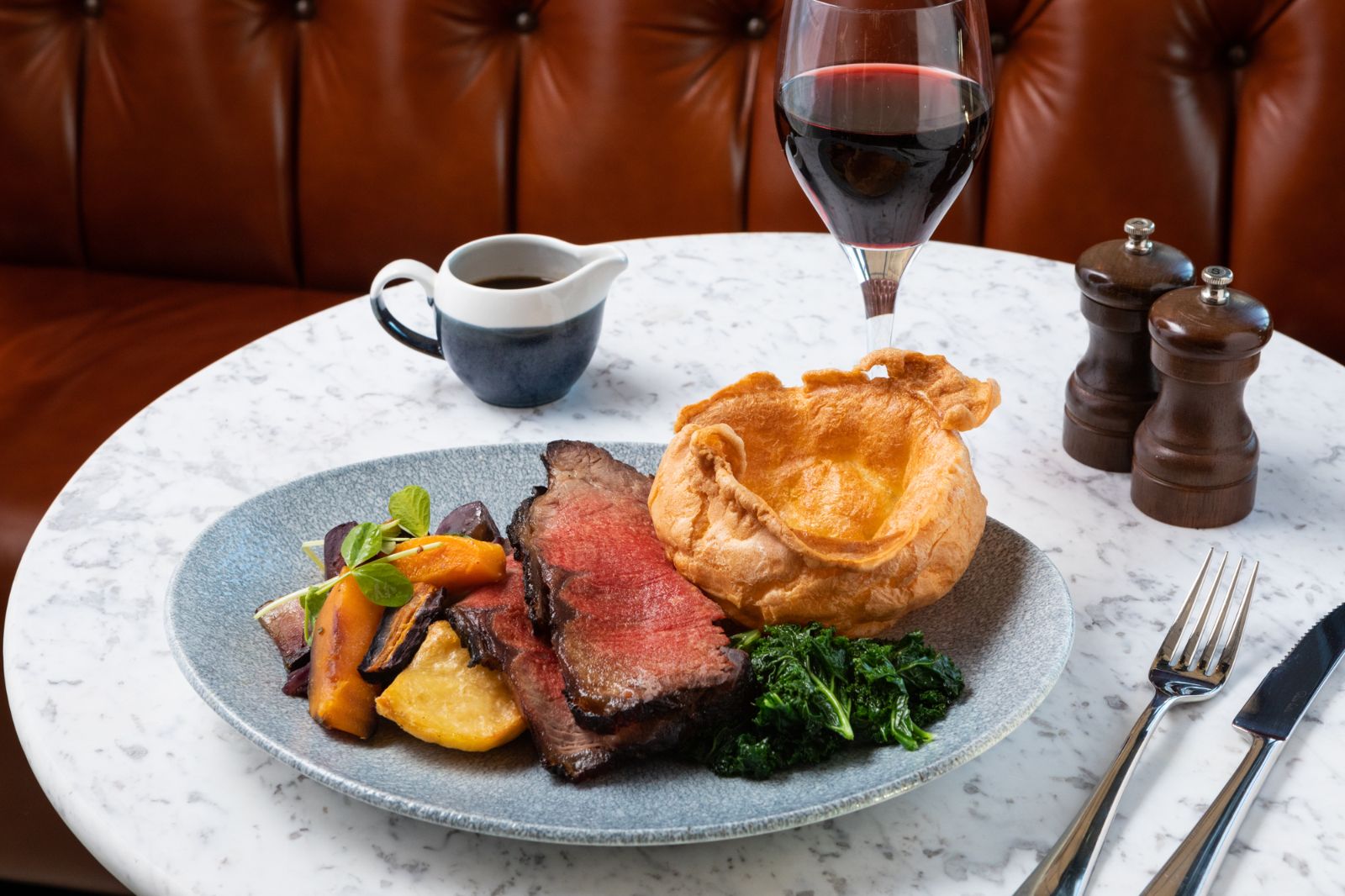 A Sunday roast at The Lost & Found.