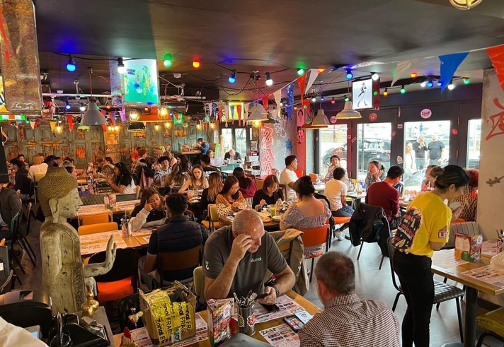 Inside Zaap Thai Street Food.