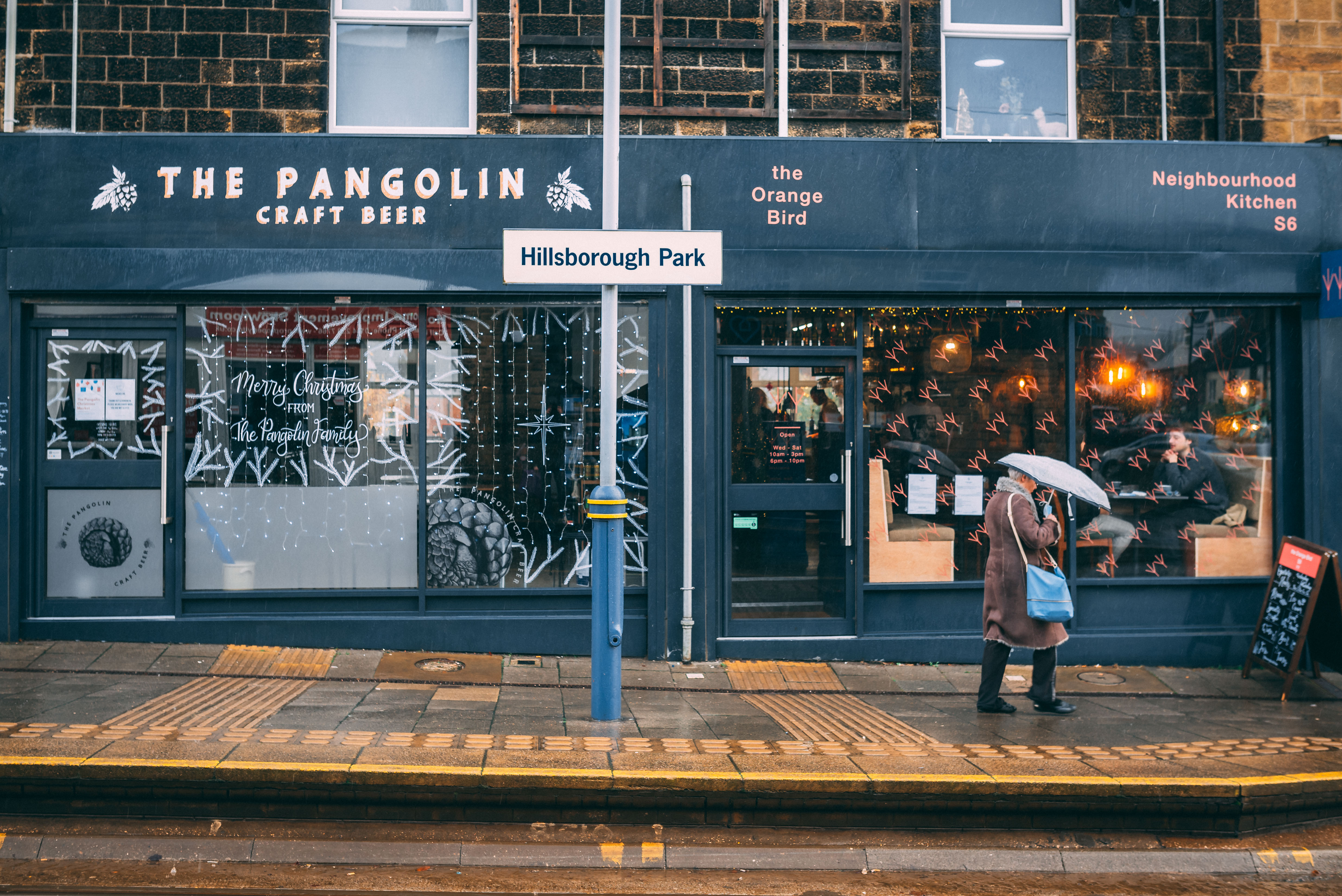The exterior of The Orange Bird in Sheffield.