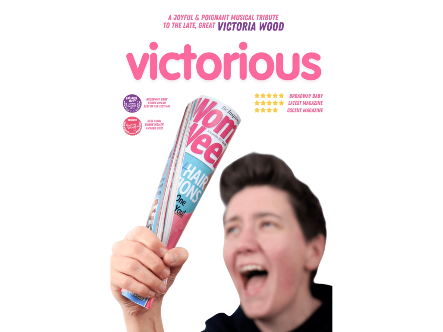 Poster for the show Victorious at The Lantern Theatre.